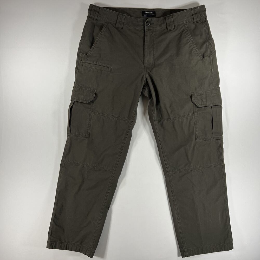 CC Filson Co Field Ripstop Cargo Pants Gray Nylon/Cotton Canvas Men’s Size 40X32